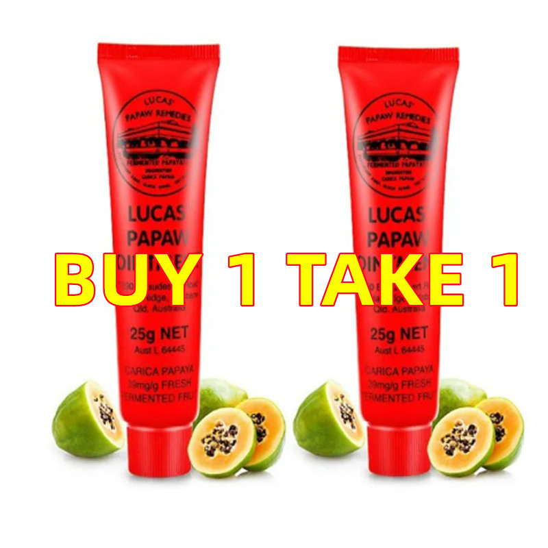 BUY 1 TAKE 1 Lucas' Papaw Papaw Ointment 25g lip balm | burn ointment | mosquito bites