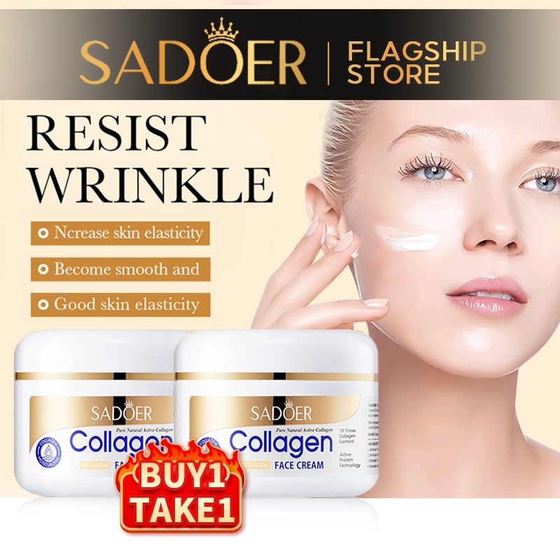 BUY 1 TAKE 1 SADOER Bone collagen moisturizing Anti wrinkle face cream 100g