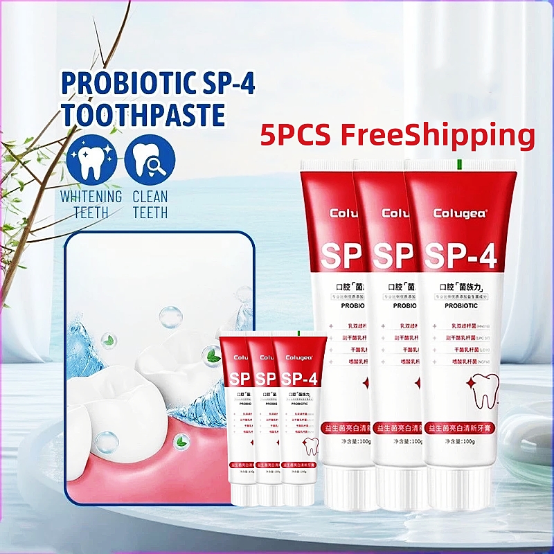 FreeShipping Philippines BUY 2 TAKE3=5PCS Probiotic Caries Toothpaste SP-4 Whitening Tooth Decay Repair Paste Teeth Cleaner Plaque Remover