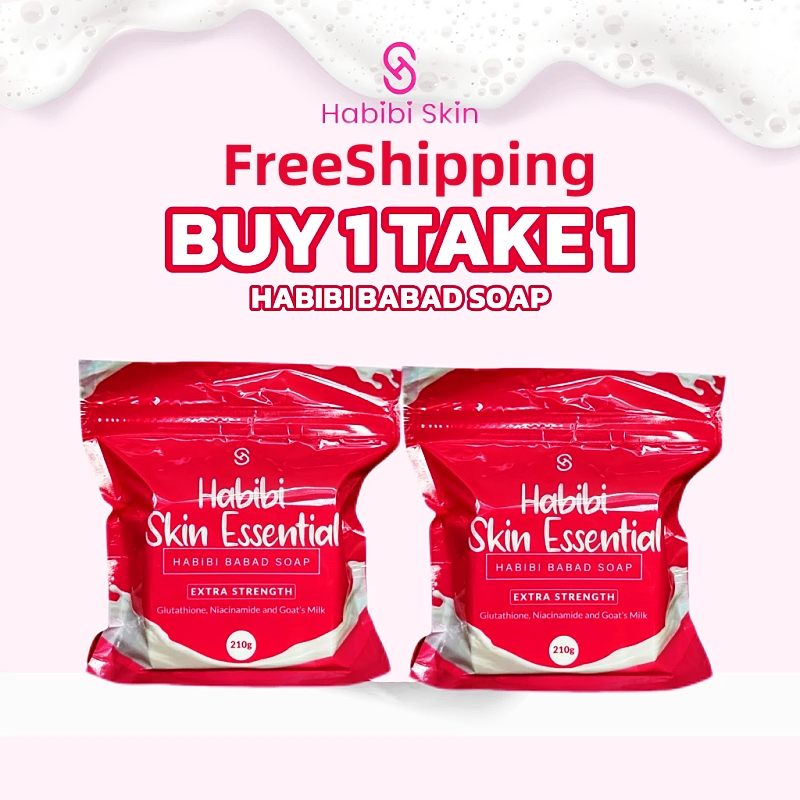 BUY 1 TAKE 1 Habibi Babad Soap with Niacinamide & Goat Milk for Radiant Skin, 3 Bars in 1 Pack FreeShipping BUY 1 TAKE 1 Habibi Babad Soap with Niacinamide & Goat Milk for Radiant Skin, 3 Bars in 1 Pack FreeShipping