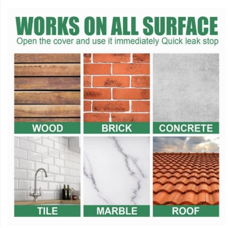 FreeShipping Waterproof sealant invisible paste strong repair damaged surface transparent paste