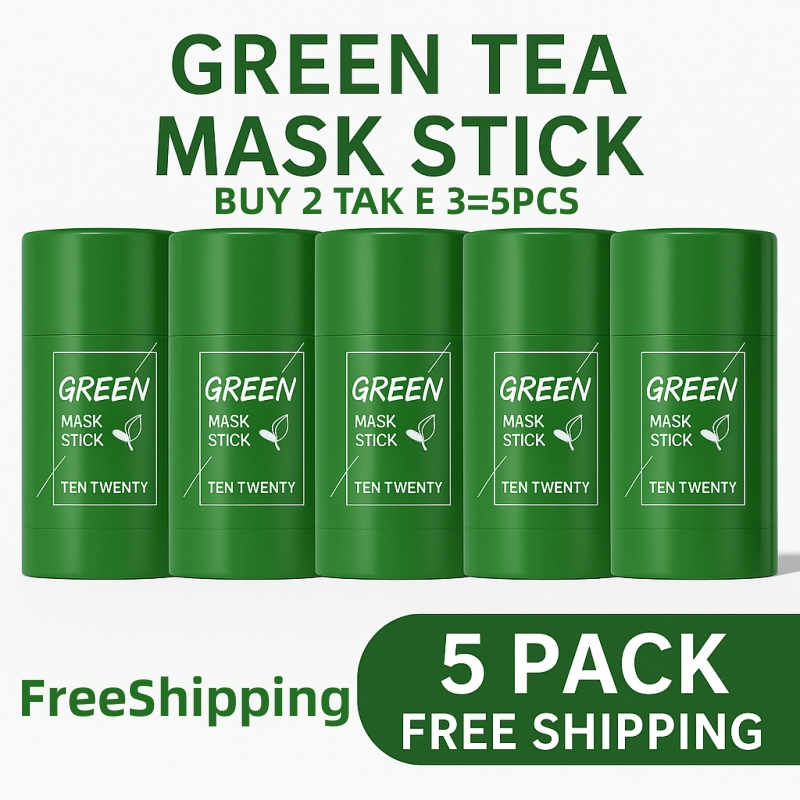 BUY 2 TAKE 3 Green Tea Mask remove blackheads Acne Cleansing Moisturizing Hydrating Whitening