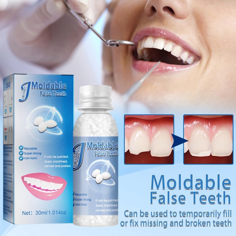 BUY 2 TAKE 3 Teeth Temporary Tooth Repair Kit Filling Solid Gel 30ml Denture Adhesive FreeShipping